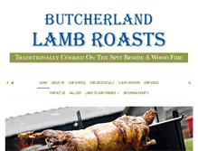Tablet Screenshot of butcherland-lamb-roasts.co.uk